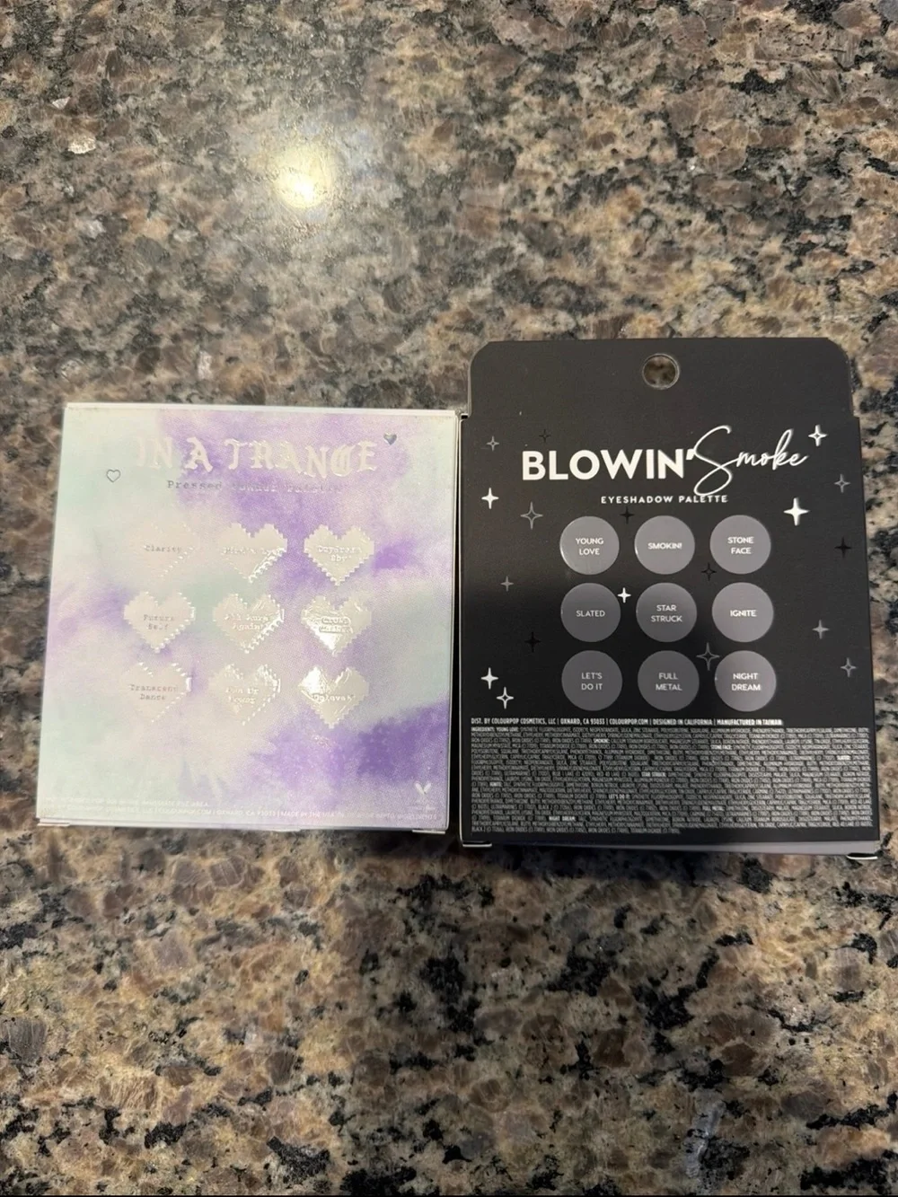 ColourPop Blowin' Smoke Eyeshadow Palette - Purple & Silver Mix